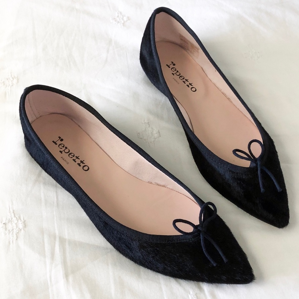 Repetto Calf Hair Flats